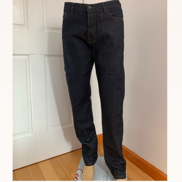 Kooples Blue Brut Straight Jeans Classic Fit- Awesome "SKULL" Detail On Pocket - Picture 1 of 8